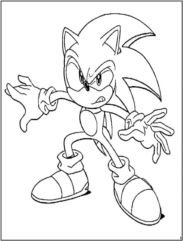 Desenhos de Desenho Sonic para colorir