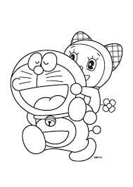Doraemon E Dorami para colorir