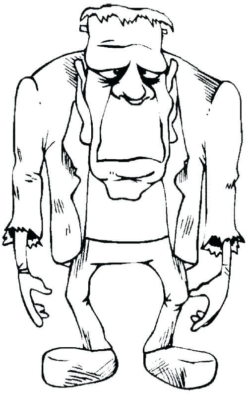 Desenhos de Frankenstein Chato para colorir