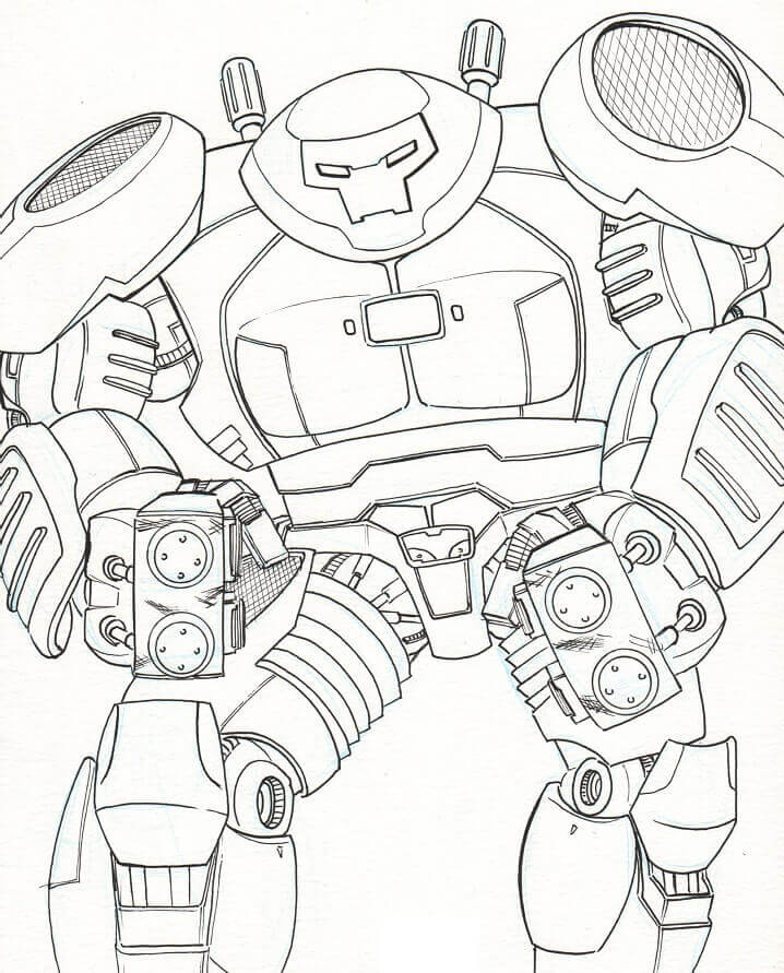 Desenhos de Hulkbuster 2 para colorir