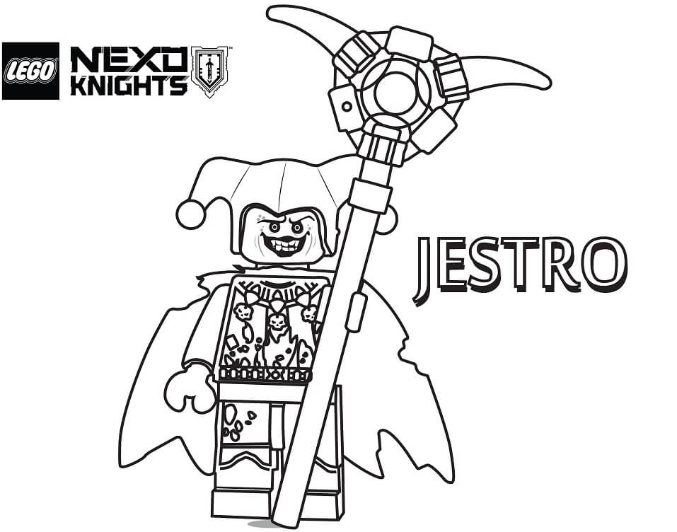 Jestro de Nexo Knights para colorir