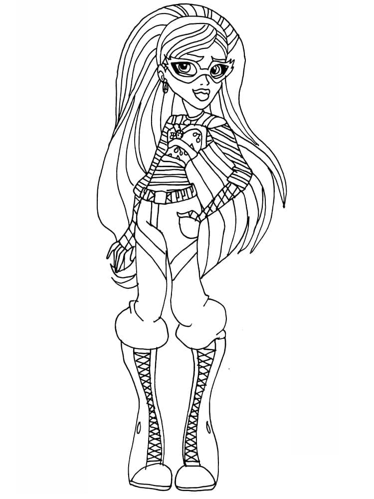 Desenhos de Monster High Básico para colorir