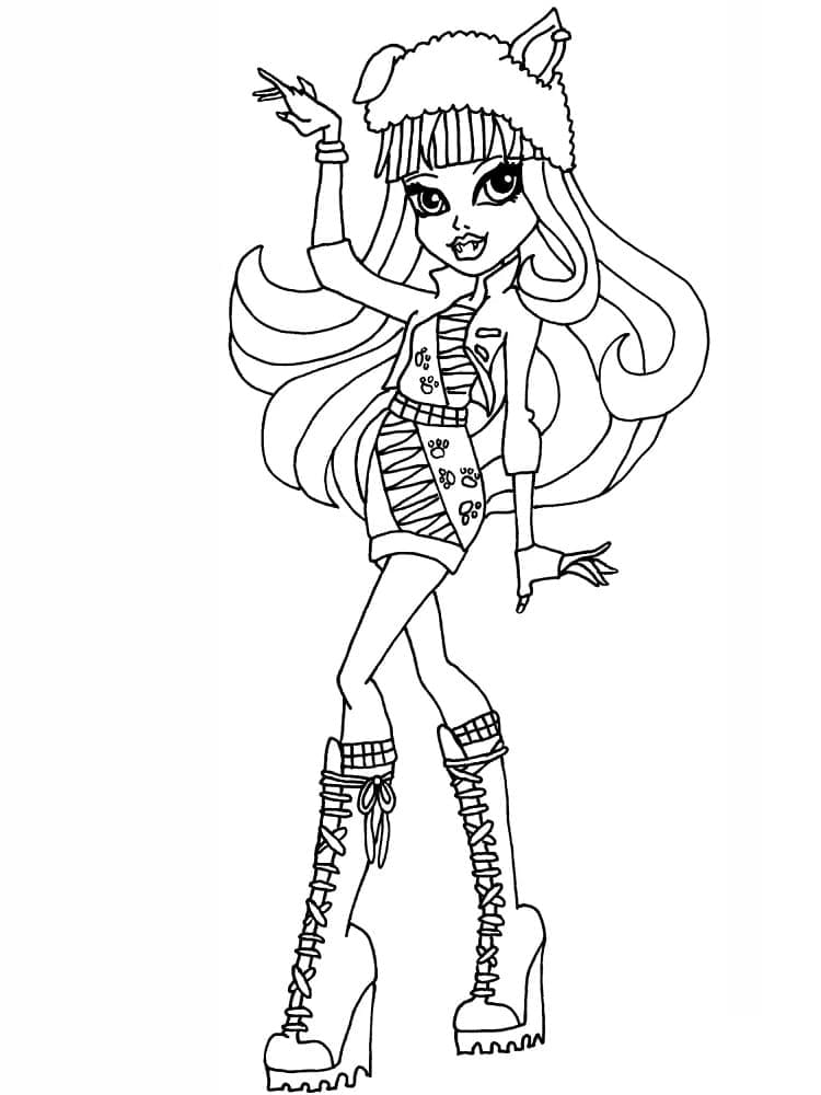 Desenhos de Monster High para crianças para colorir