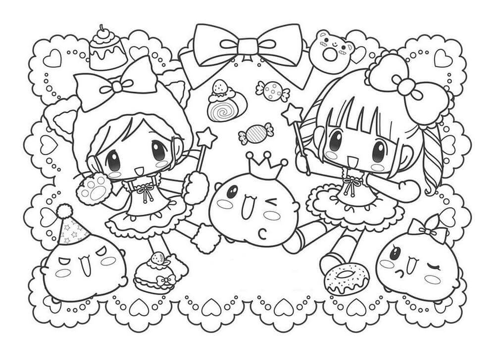 Desenhos de Normal Kawaii para colorir