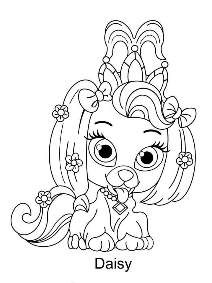 Desenhos de Palace Pets Daisy para colorir