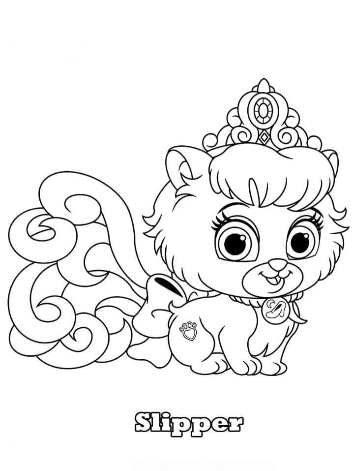 Desenhos de Palace Pets Slipper para colorir