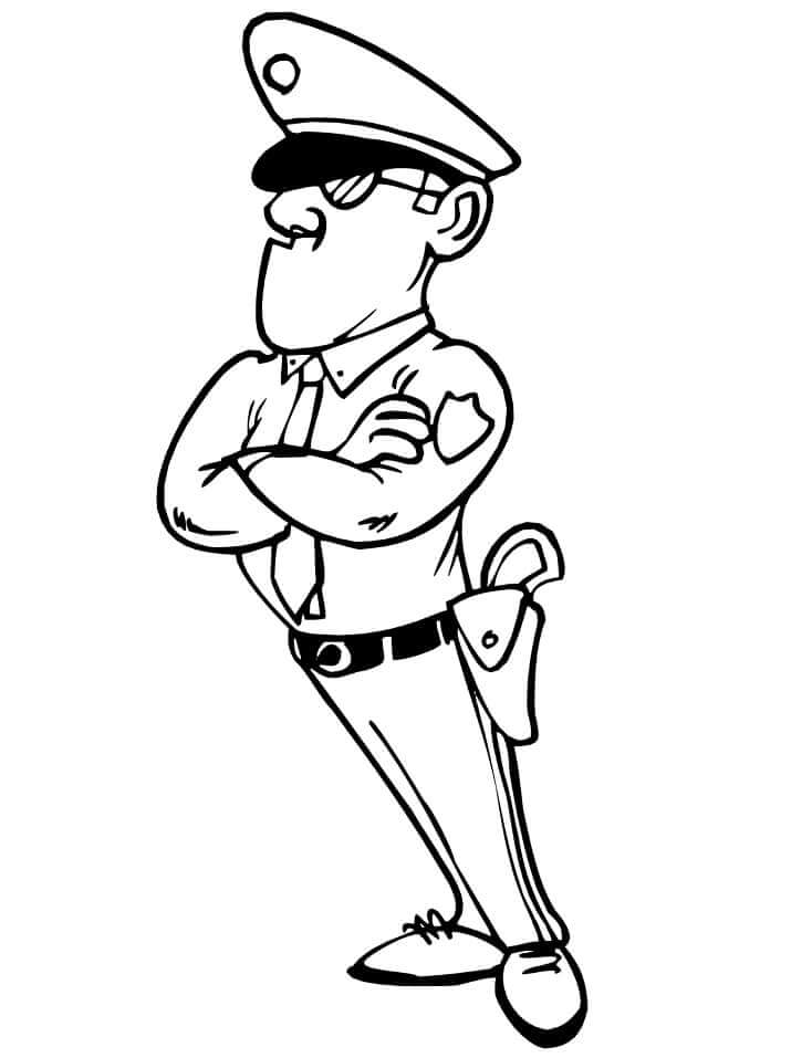 Desenhos de Police Officer para colorir