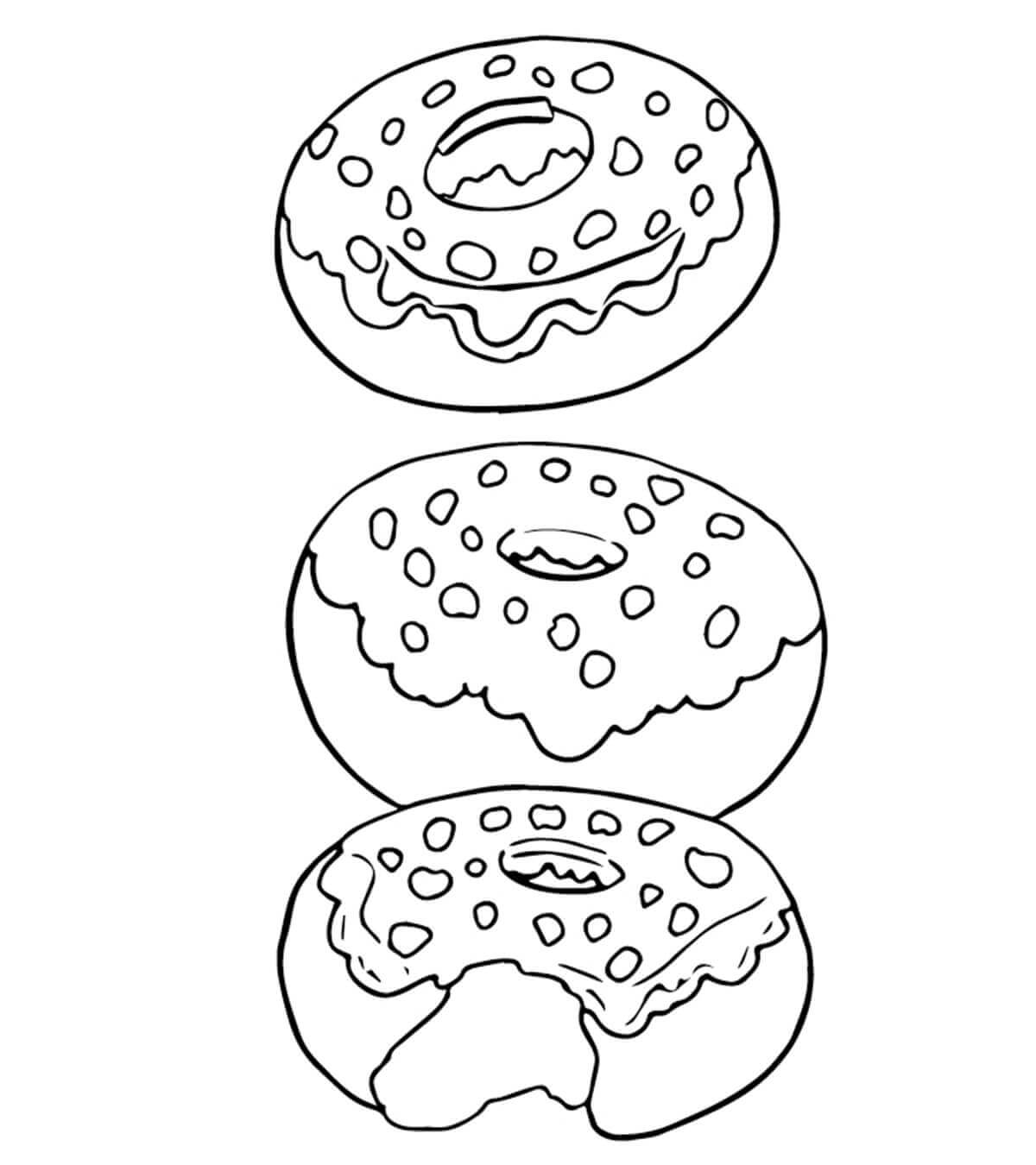 Desenhos de Rosquinha Gostosa para colorir