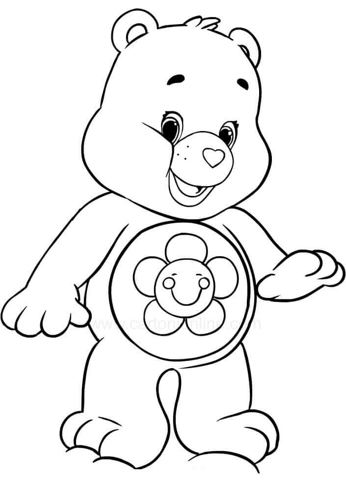 Desenhos de Urso Harmonia para colorir