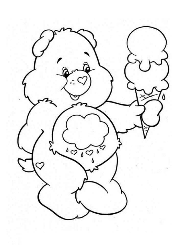 Desenhos de Urso Mal-humorado para colorir
