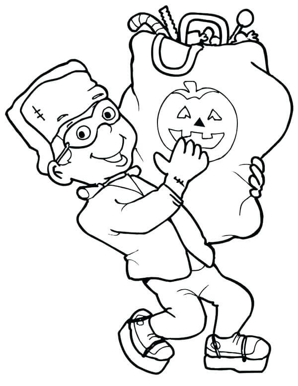 Desenhos de Vá às Compras com Frankenstein para colorir