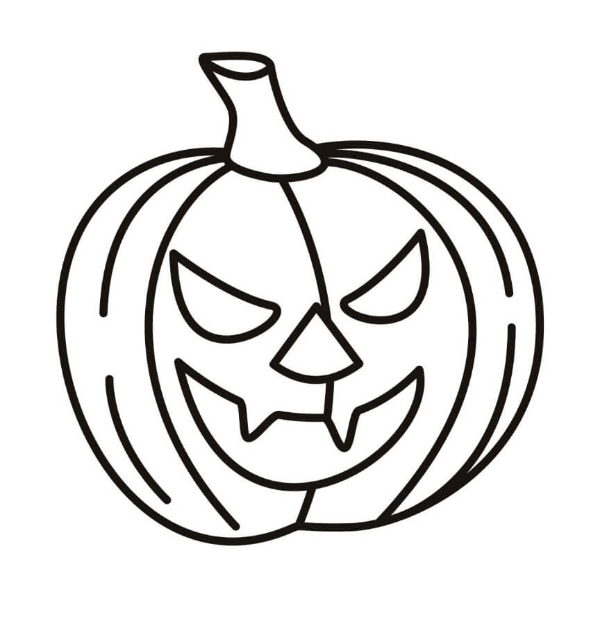 Desenhos de Abóbora de Halloween para colorir
