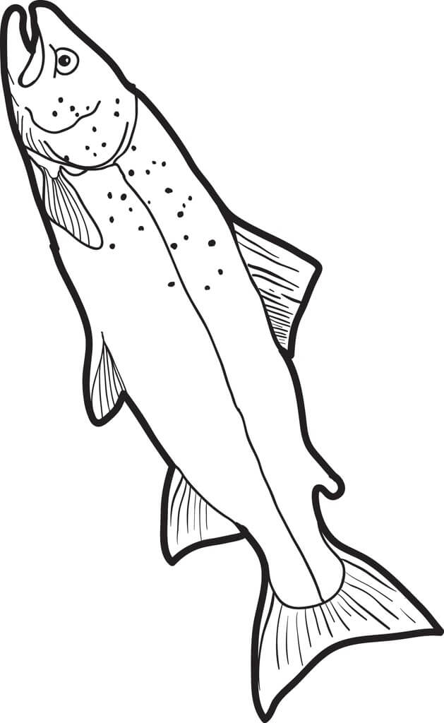 Desenhos de Agradável Peixe para colorir