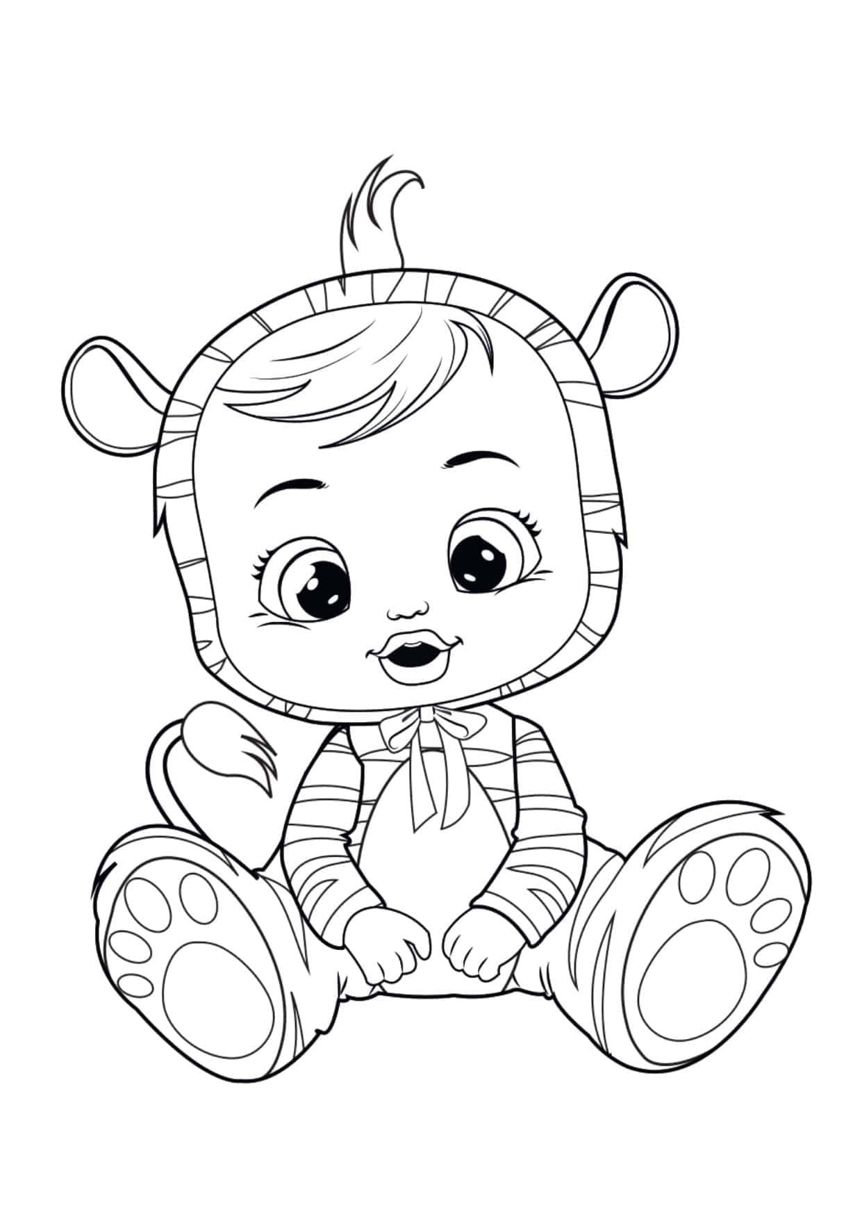 Desenhos de Bebê de Desenho Animado para colorir