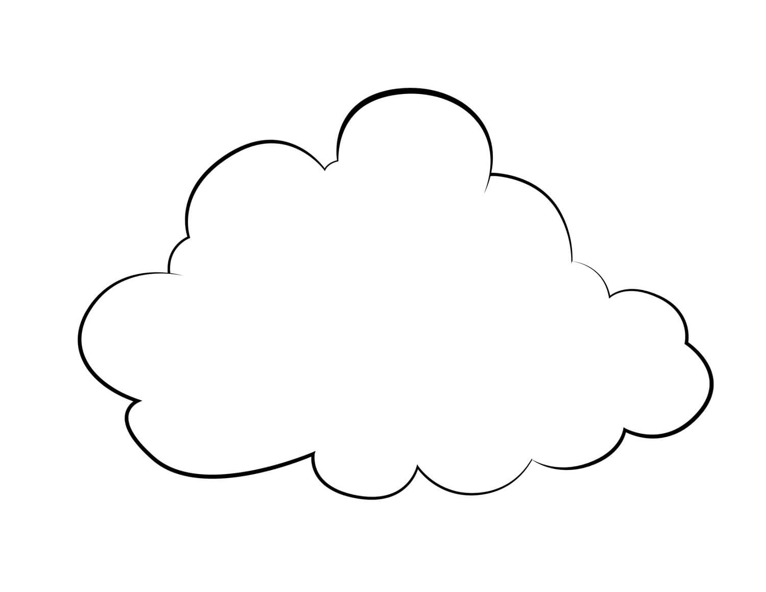 Desenhos de Boa Nuvem para colorir