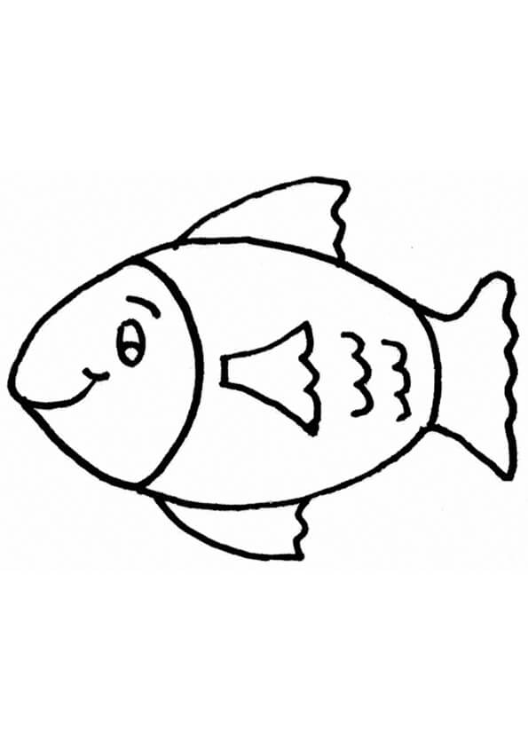 Desenho de Peixe para colorir