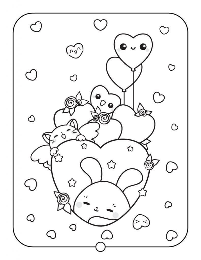 Desenhos de Grande Kawaii para colorir