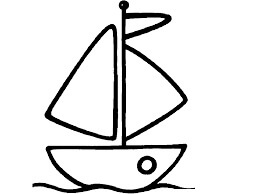 Desenhos de Ícone de Barco para colorir