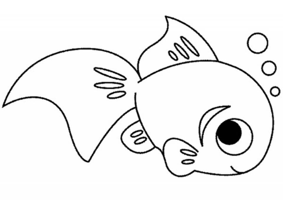 Desenhos de Lindo Peixe para colorir