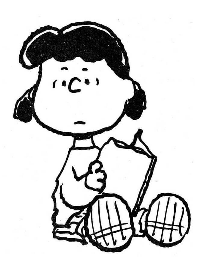 Desenhos de Lucy Van Pelt, da Peanuts para colorir