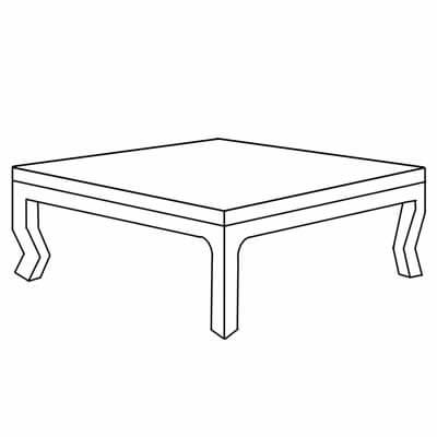 Desenhos de Mesa Baixa para colorir