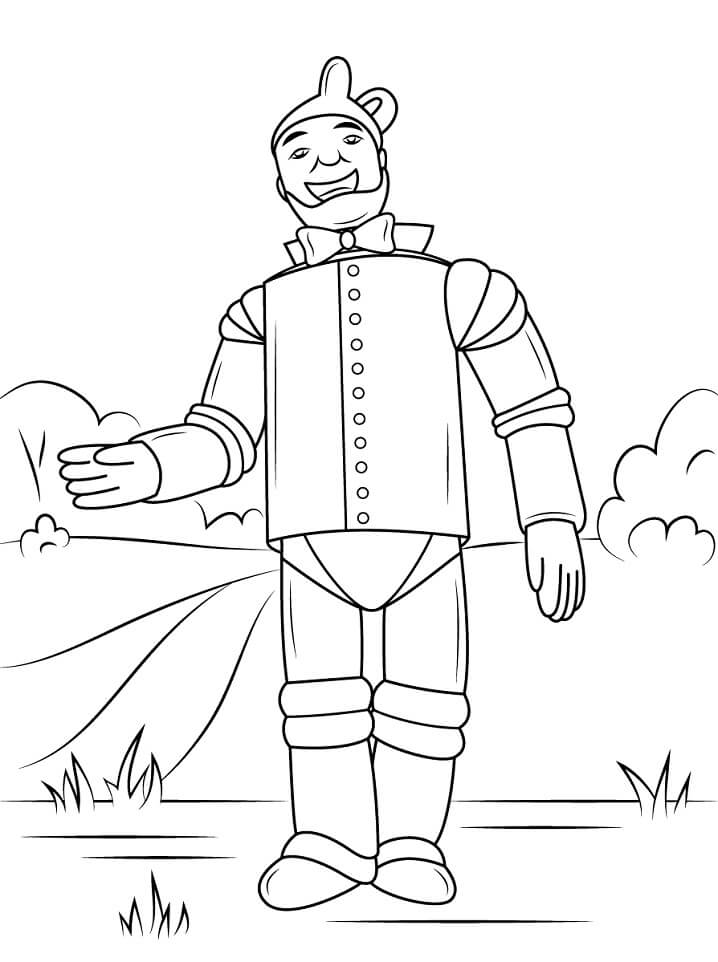 Desenhos de O Homem De Lata Do Mágico De Oz para colorir