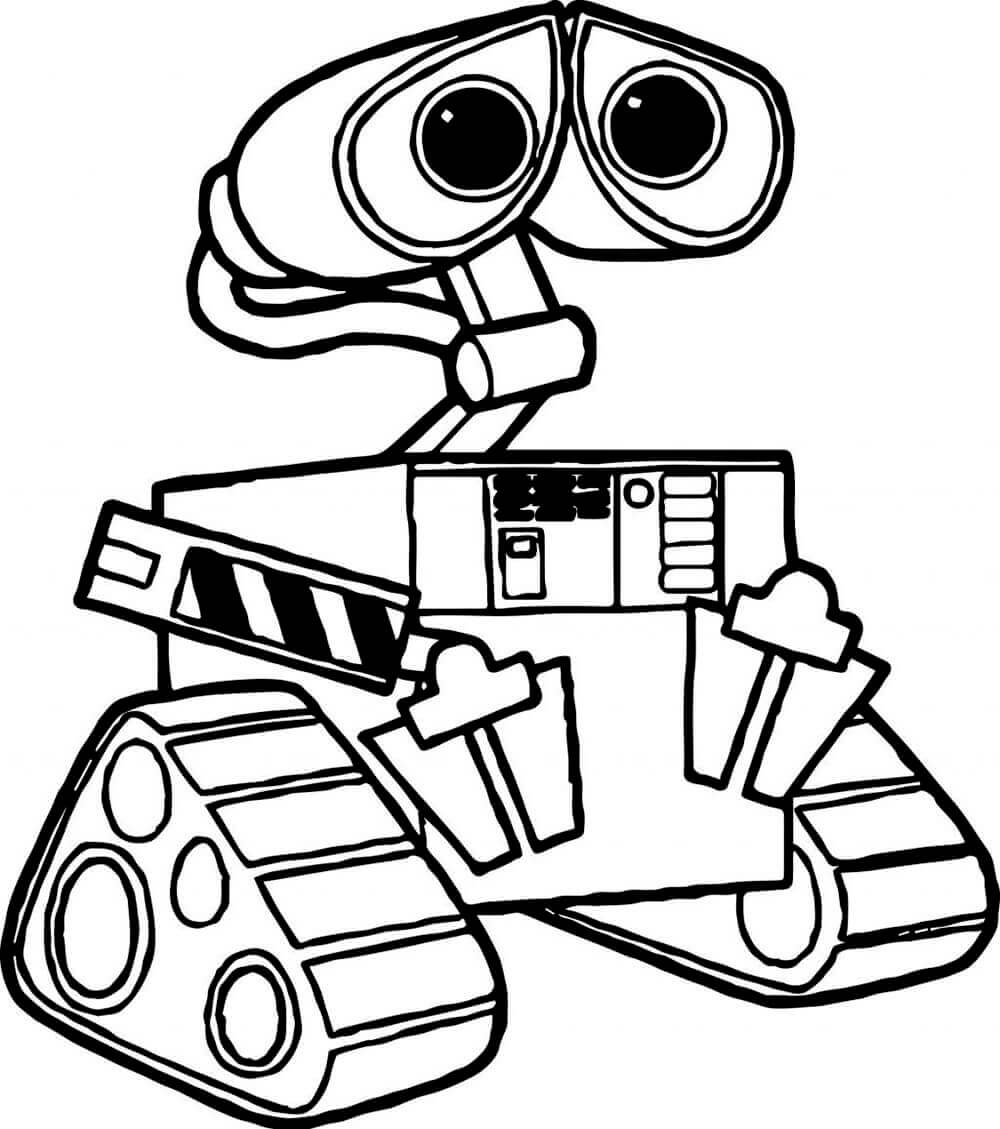 Desenhos de Robô de Rastreio para colorir