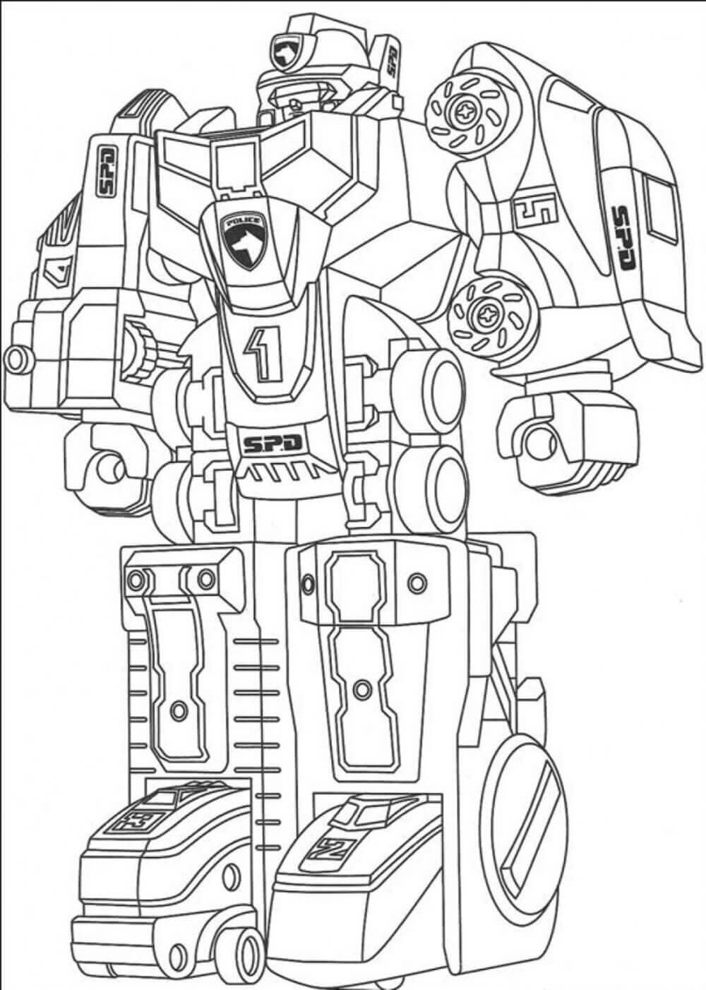 Desenhos de Robô Gigante para colorir