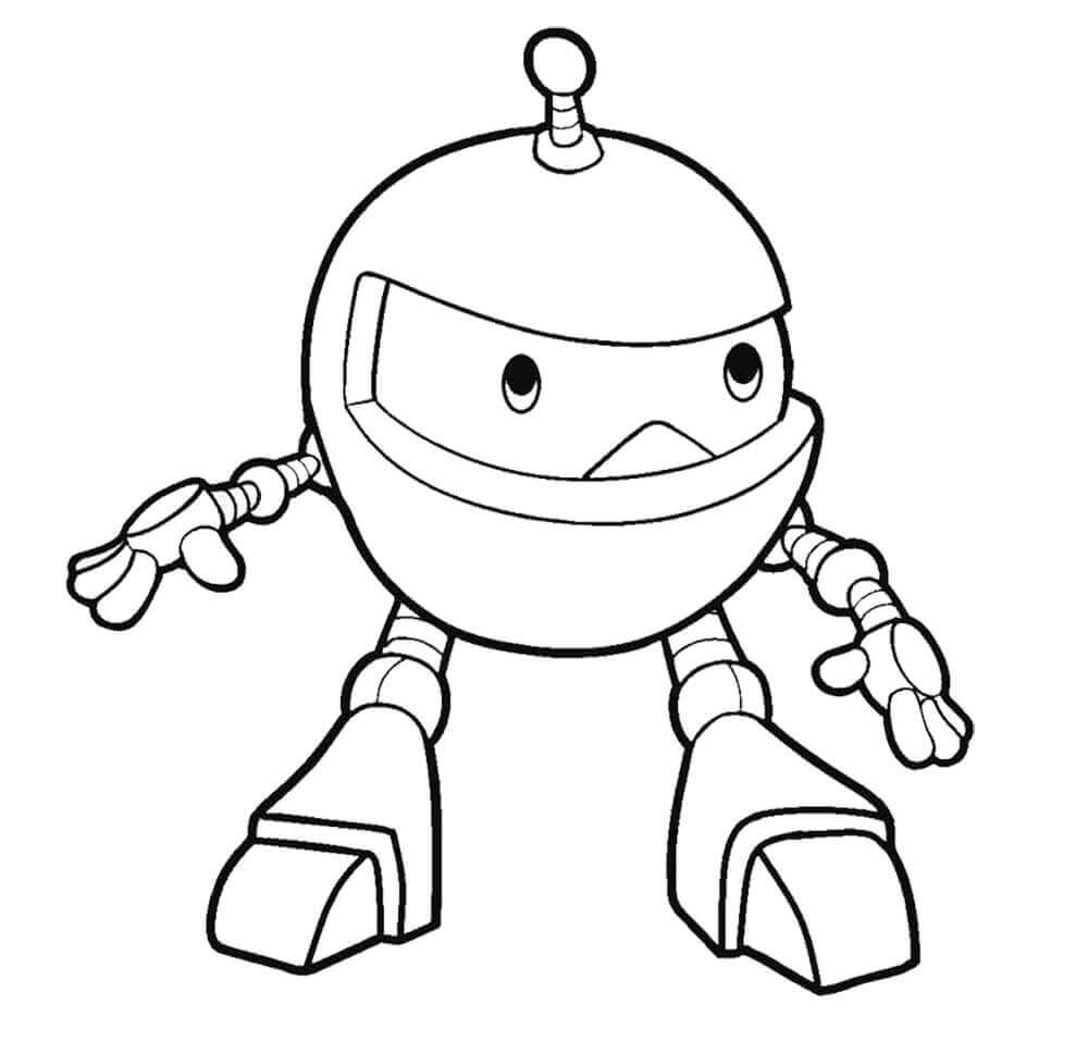 Desenhos de Robô Legal para colorir