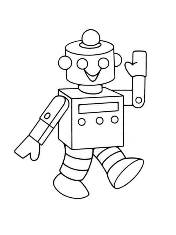 Desenhos de Robô Popular para colorir
