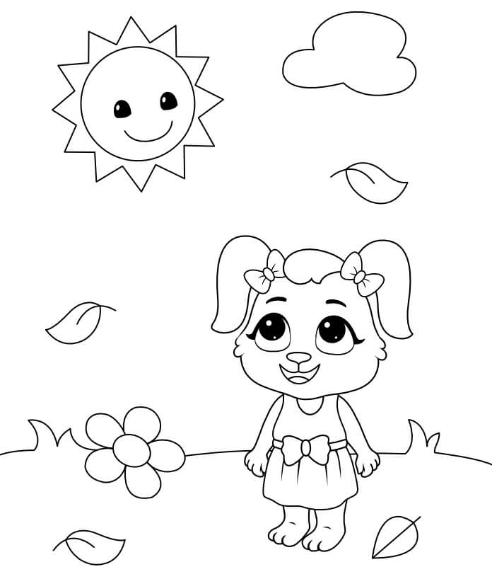 Desenhos de Sol dos Desenhos Animados para colorir