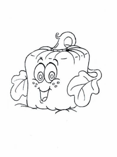 Desenhos de Spookley a abóbora Quadrada para colorir
