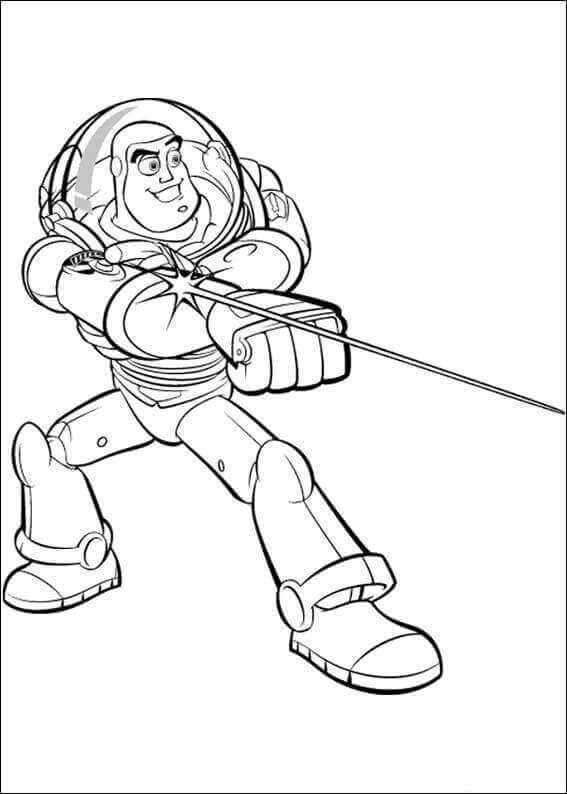 Desenhos de Buzz Lightyear 2 para colorir
