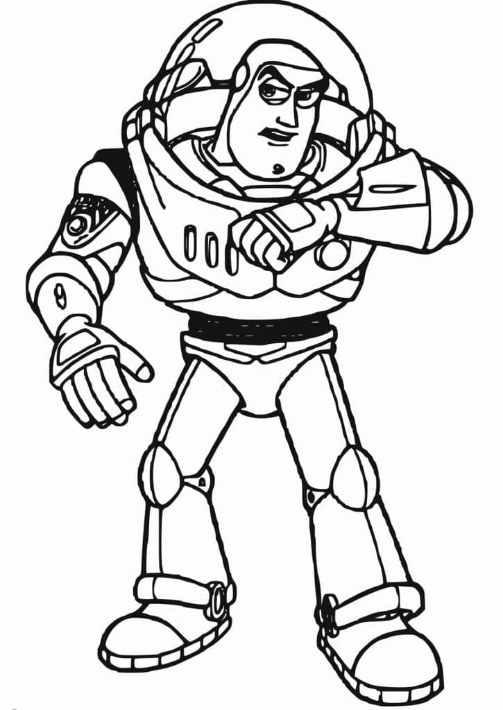 Desenhos de Buzz Lightyear Sério para colorir