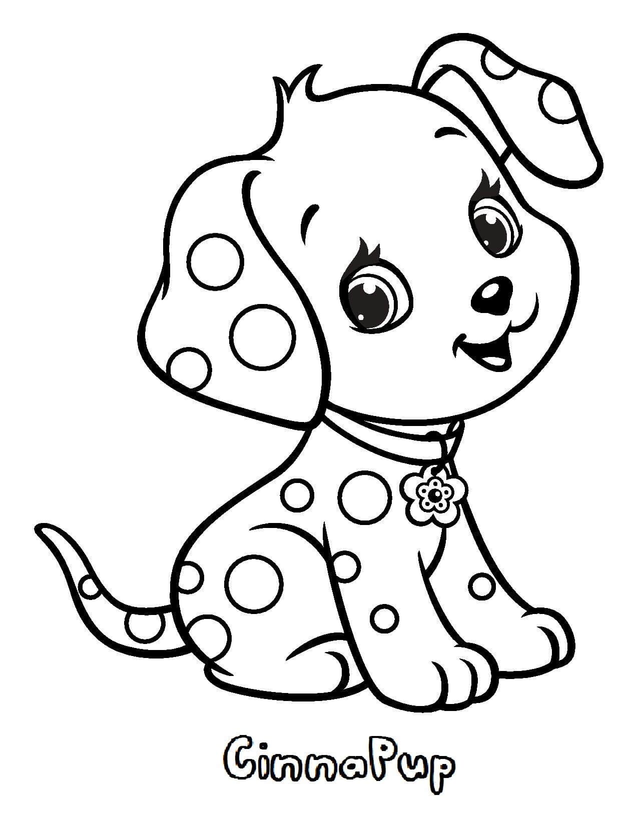 Desenhos de Cachorro Cinna para colorir