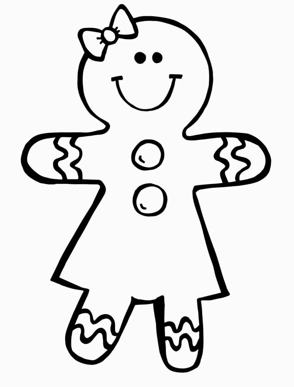 Desenhos de Chica de Pan de Jengibre para colorir
