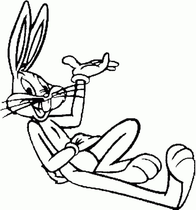 Desenhos de Desenhar Bugs Bunny para Imprimir Grátis para colorir