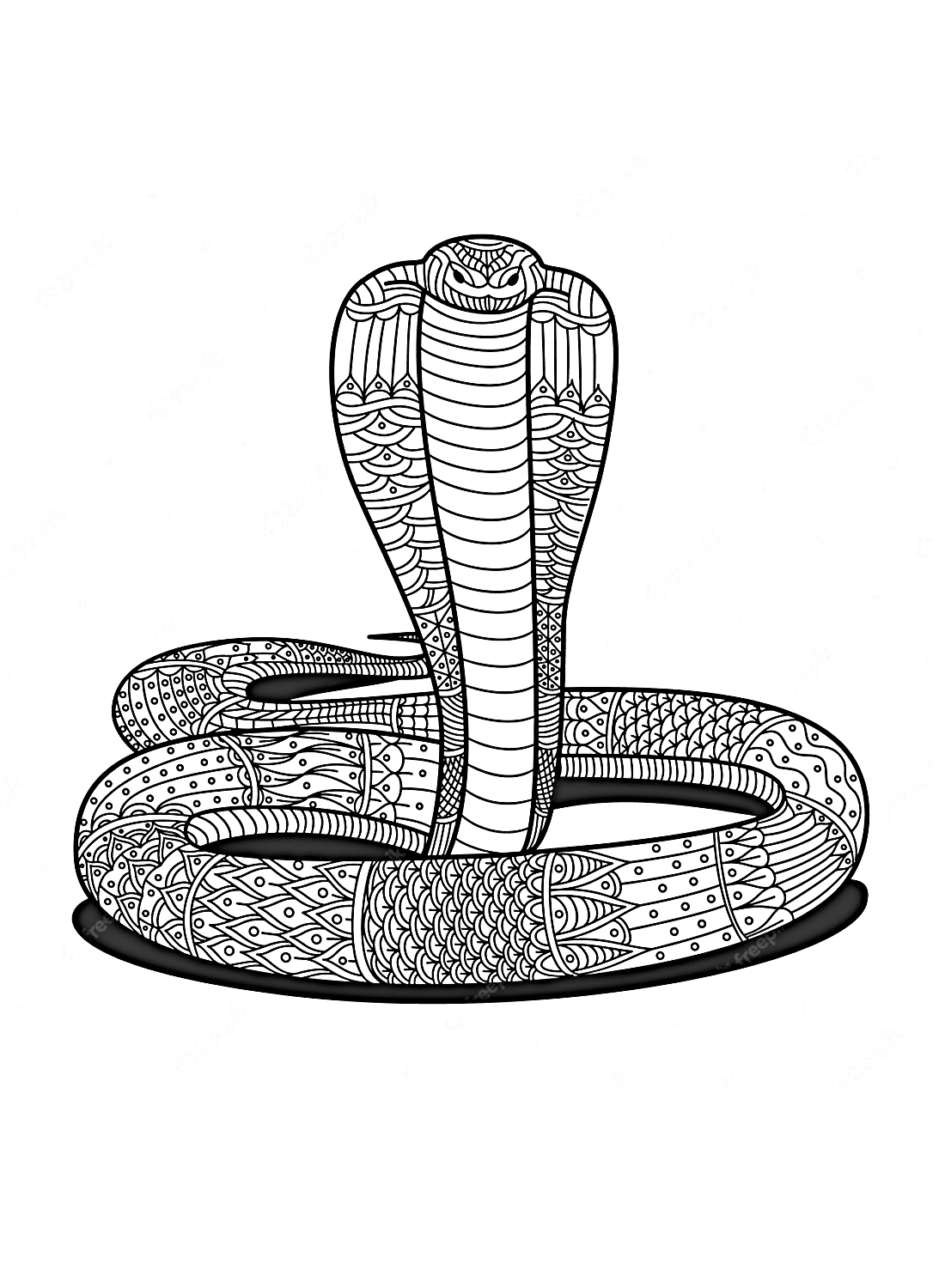 Desenhar Cobra cobra de Cobra para colorir