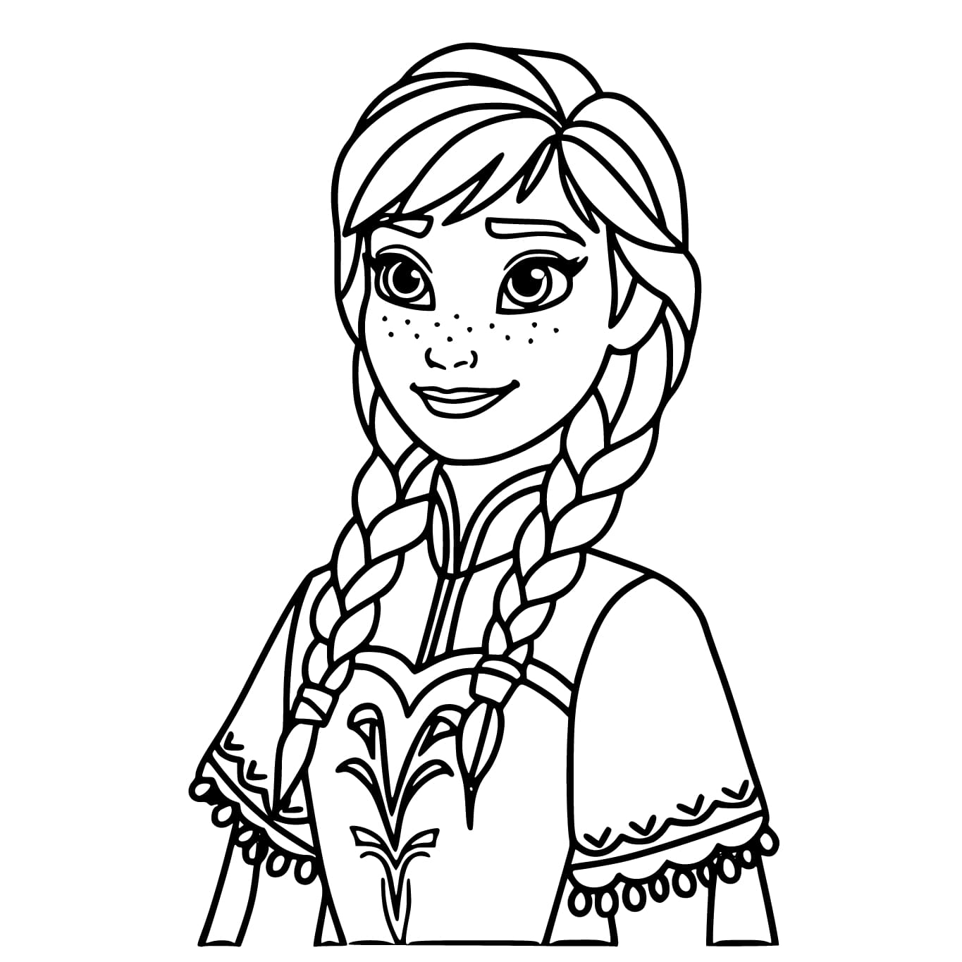 Desenhos de Desenhe Anna 4 para colorir