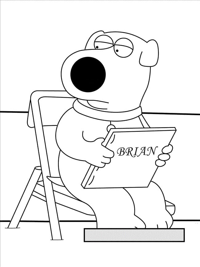 Desenhos de Desenhe Brian Griffin para colorir