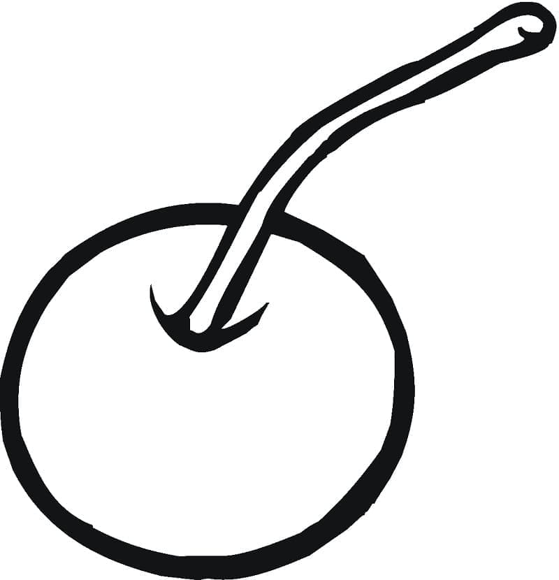 Desenhe Cereja Grátis para colorir