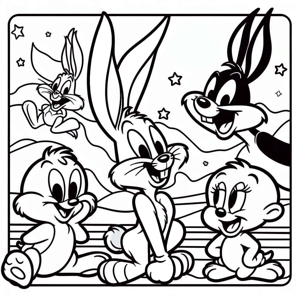 Desenhos de Desenhe Looney Tunes 3 para colorir