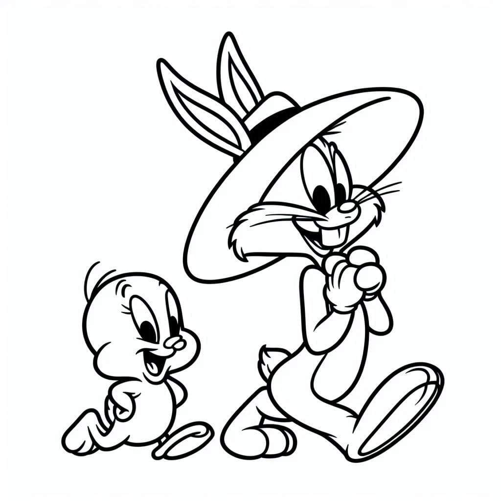 Desenhos de Desenhe Looney Tunes 6 para colorir