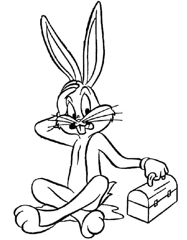 Desenhos de Desenhe o Bugs Bunny de Graça para colorir