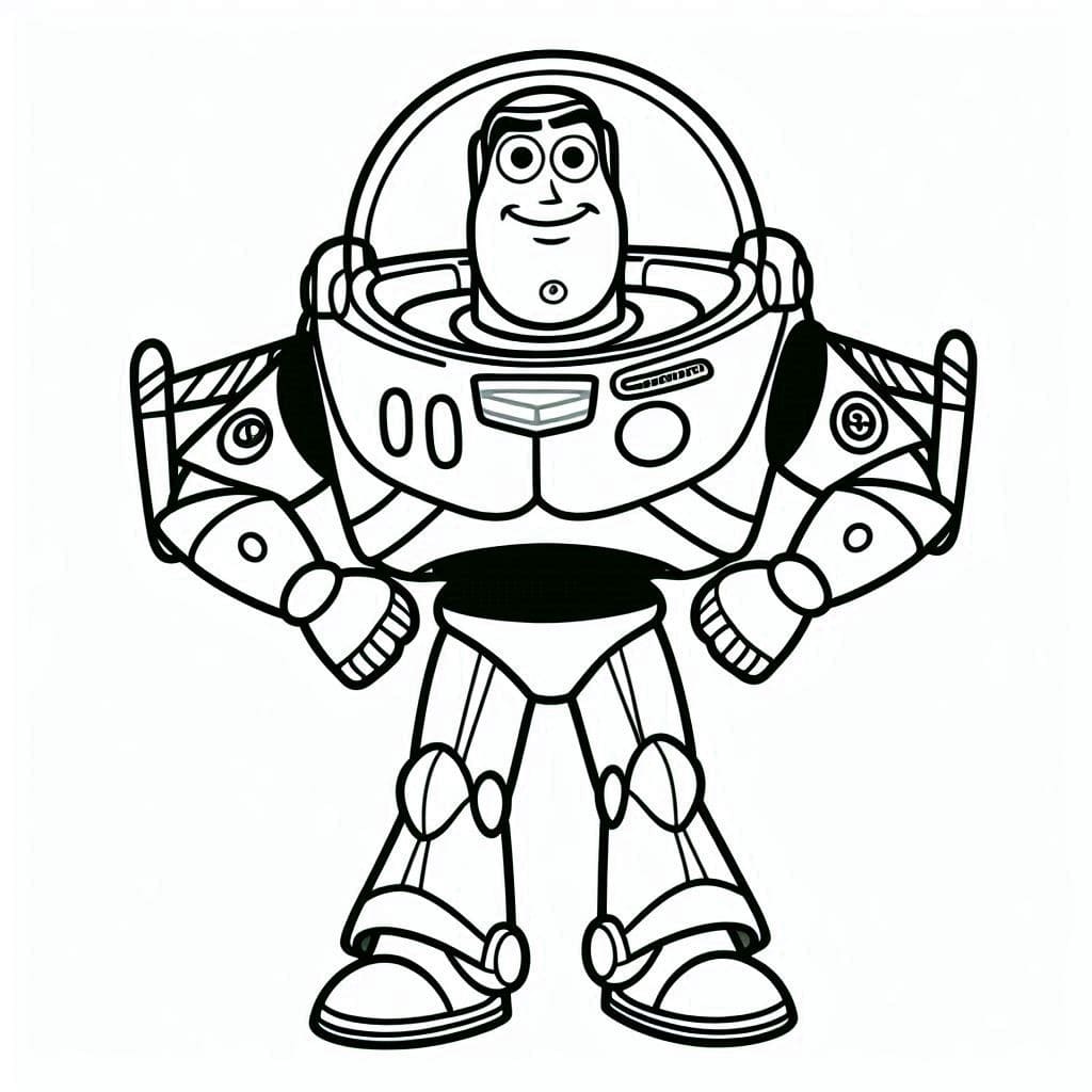 Desenho Buzz Lightyear 1 para colorir