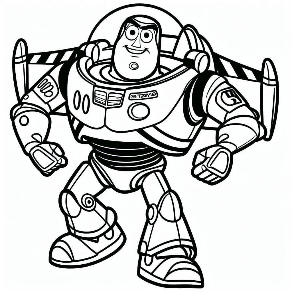 Desenhos de Desenho Buzz Lightyear 2 para colorir