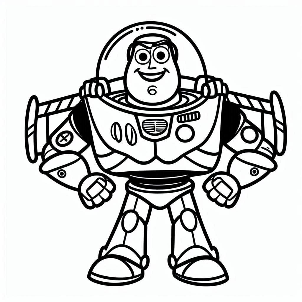 Desenhos de Desenho Buzz Lightyear 3 para colorir