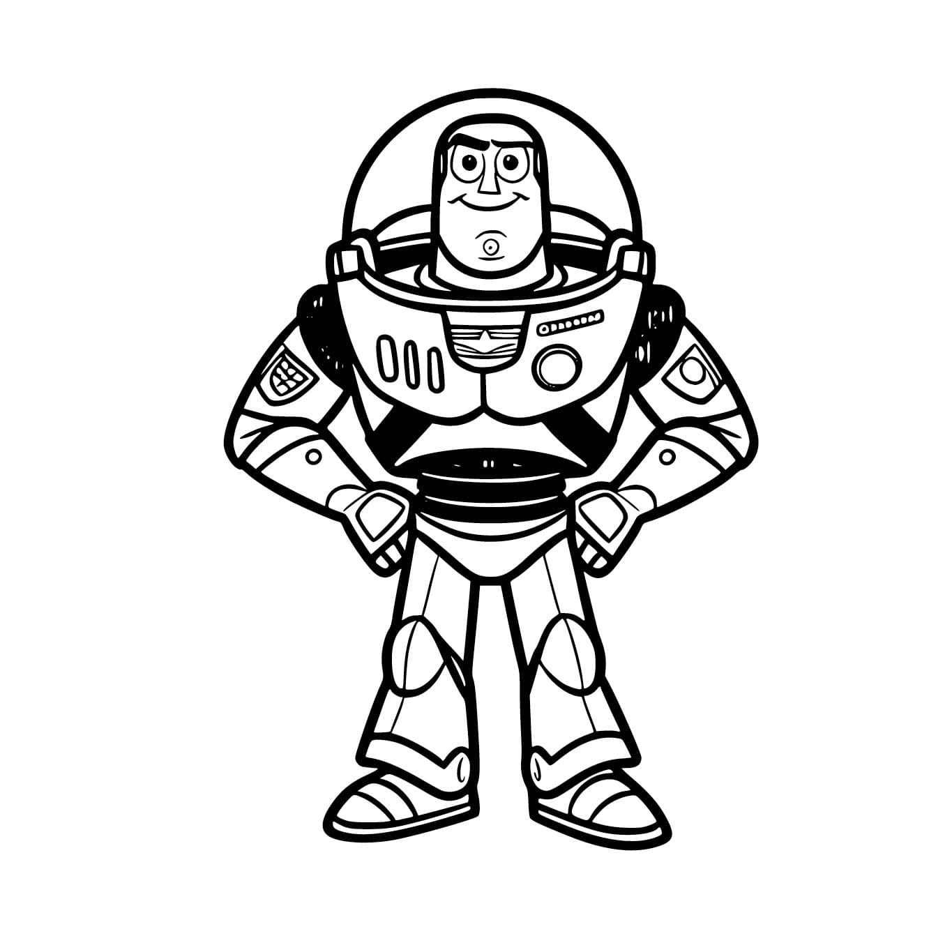 Desenho Buzz Lightyear 4 para colorir