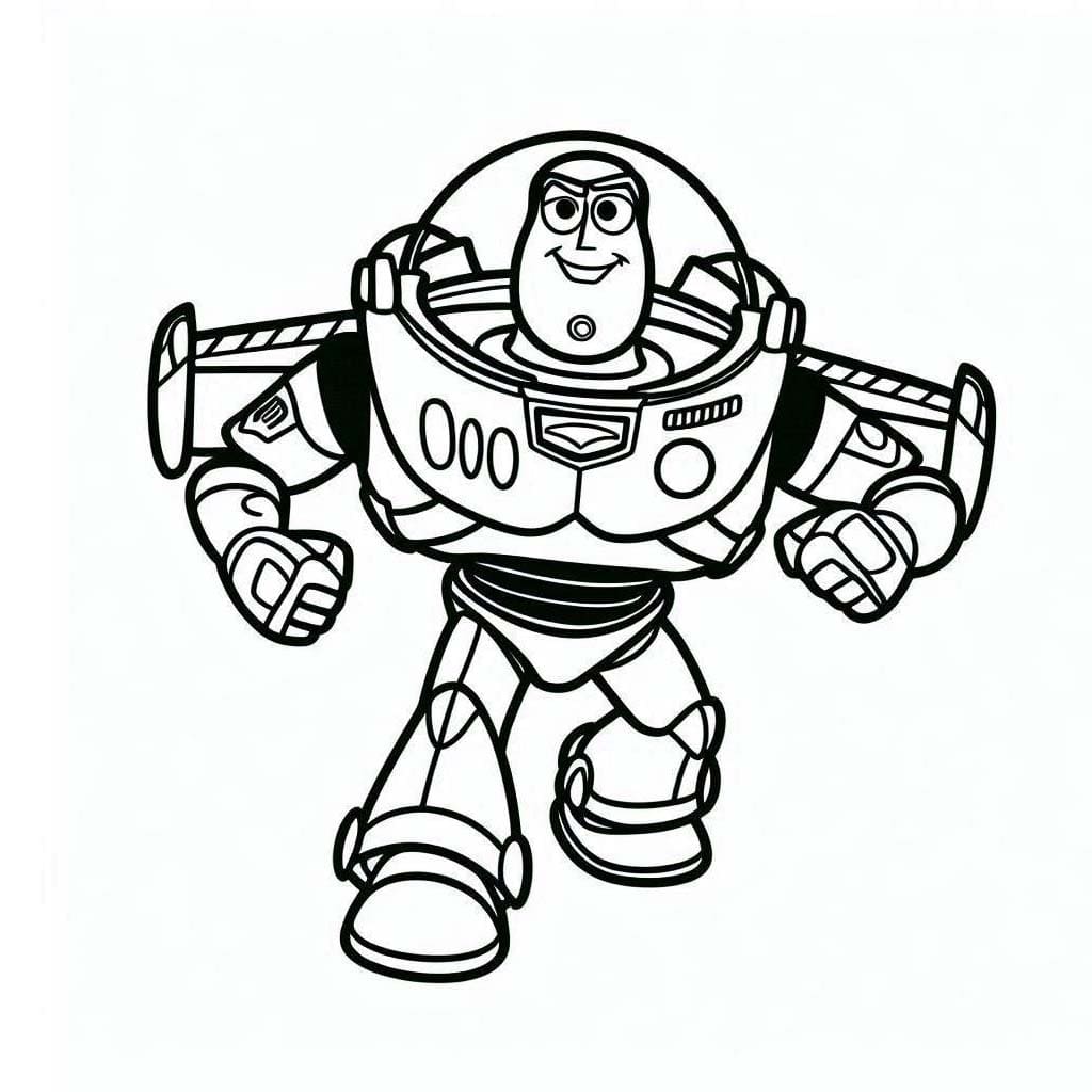 Desenho Buzz Lightyear 5 para colorir