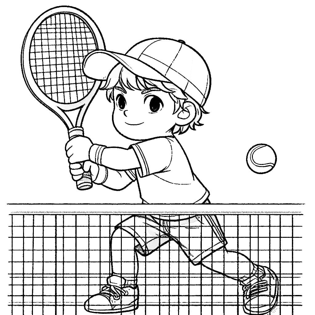 Desenhos de Desenho Tênis imprimir grátis para colorir